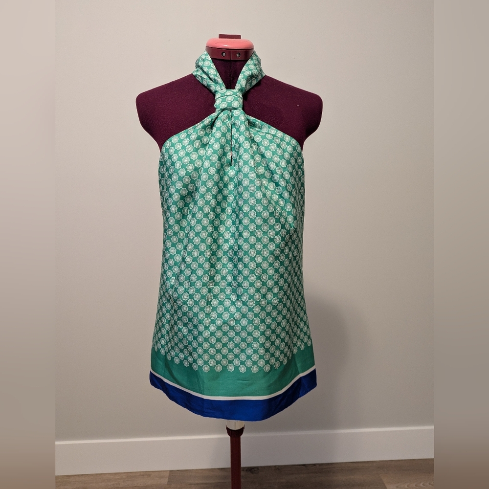 Elegant Green Halter Top